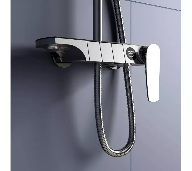 Душевая стойка RGW SP-33, Выбрать цвет: Хром, изображение 11