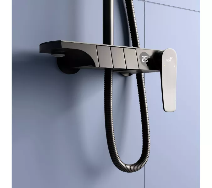 Душевая стойка RGW SP-33B, Выбрать цвет: Черный, изображение 13