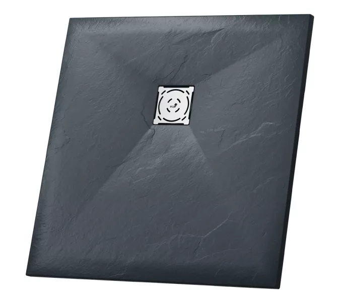 Душевой поддон квадратный RGW ST-G Графит, Выбрать цвет: Графит, Выбрать размер: 1000x1000, изображение 15