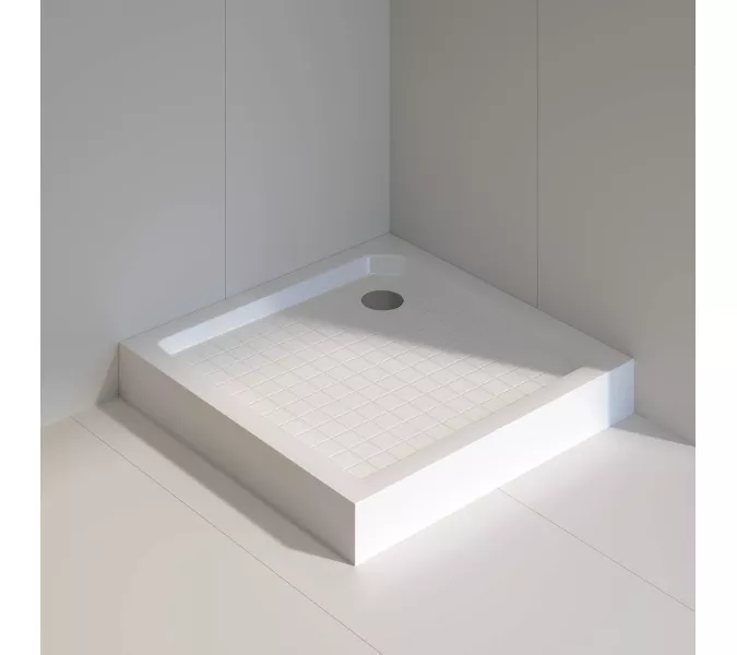 Душевой поддон квадратный RGW SMC-W Белый, Выбрать размер: 80х80, изображение 3