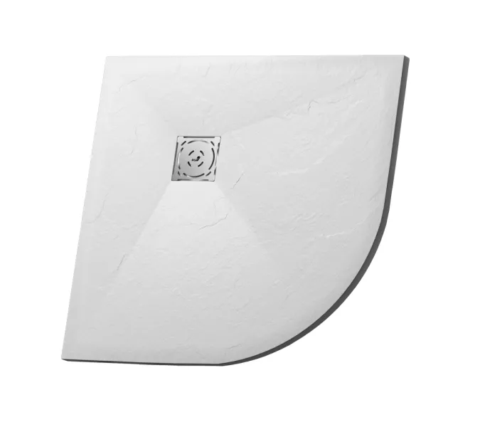 Душевой поддон полукруглый RGW ST/R-W Белый, Выбрать цвет: Белый, Выбрать размер: 900х900, изображение 17