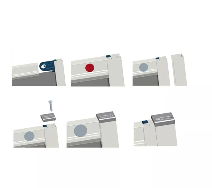 Душевой уголок RGW CL-54, Цвет стекла: прозрачное, Цвет профиля (вариация): Хром, Выбрать размер: 1000x1000, изображение 6