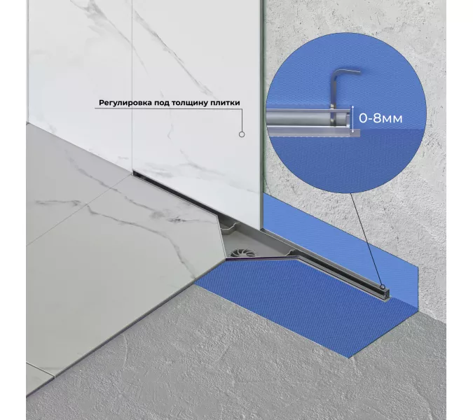 Душевой трап RGW SDR-60  хром, изображение 12