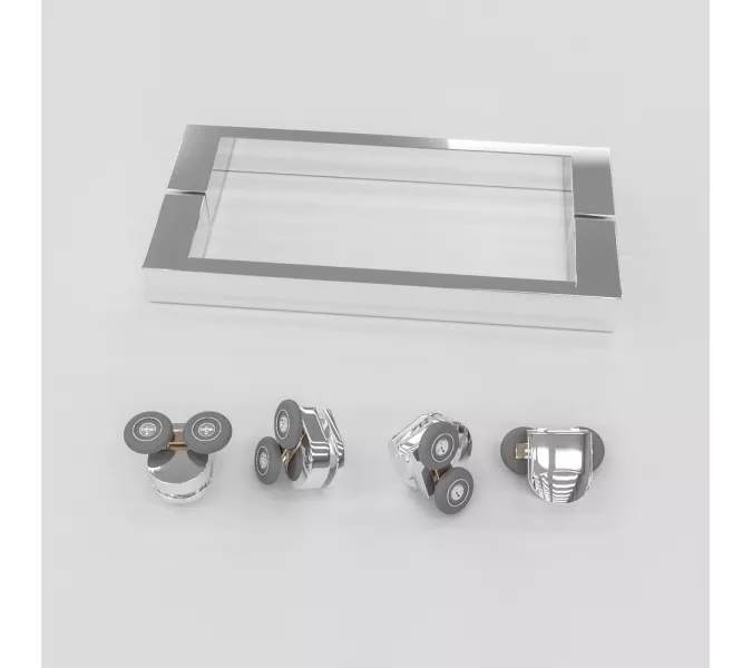 Душевой уголок RGW CL-48 (CL-14 + Z-050-1), Цвет стекла: прозрачное, Цвет профиля (вариация): Хром, Выбрать размер: 140x80, изображение 4