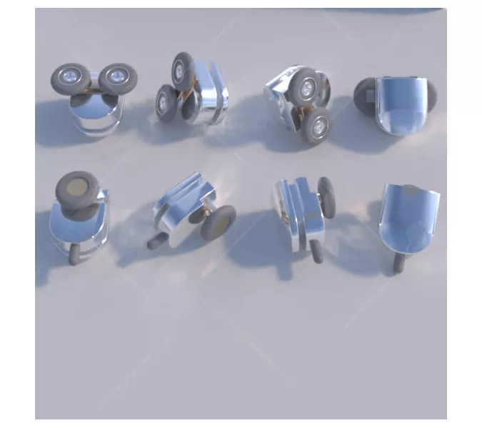 Душевой уголок RGW CL-53 прозрачное/хром, Цвет стекла: прозрачное, Цвет профиля: Хром, Выбрать размер: 900x900, изображение 6