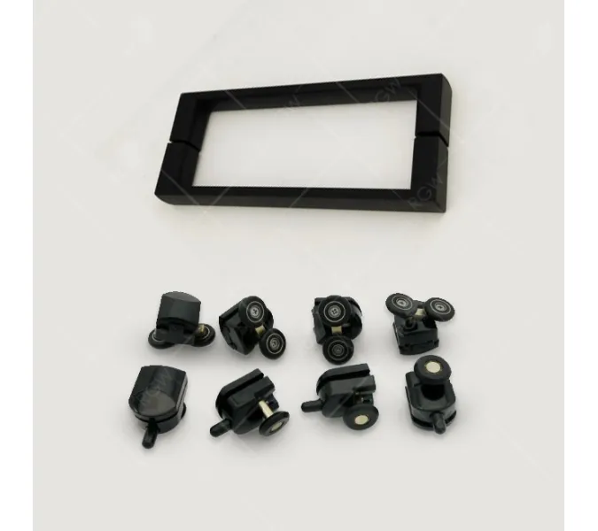 Душевой уголок RGW CL-48-1B (CL-14B + Z-060-1B), Цвет стекла: прозрачное, Цвет профиля (вариация): Черный, Выбрать размер: 1600*800, изображение 4