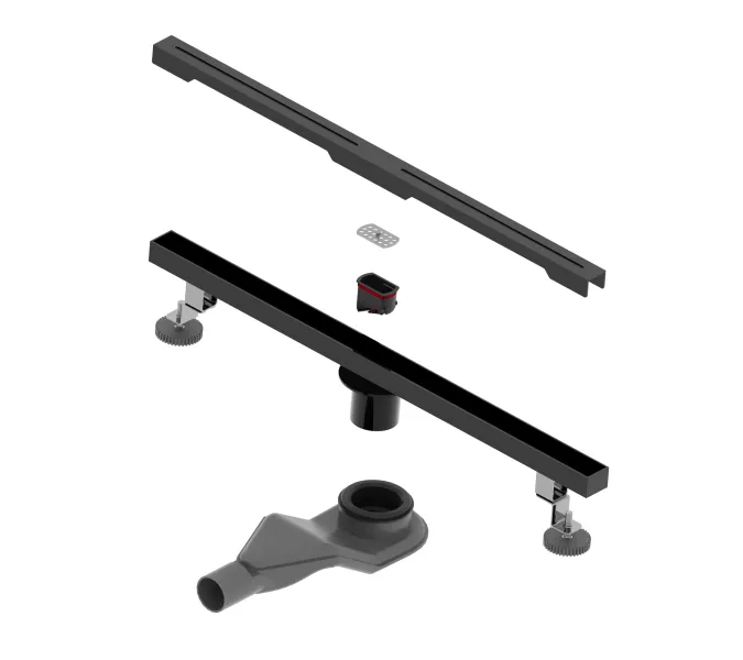 Душевой трап RGW SDR-52B черный, Выбрать цвет: Черный, Выбрать размер: 80, изображение 7