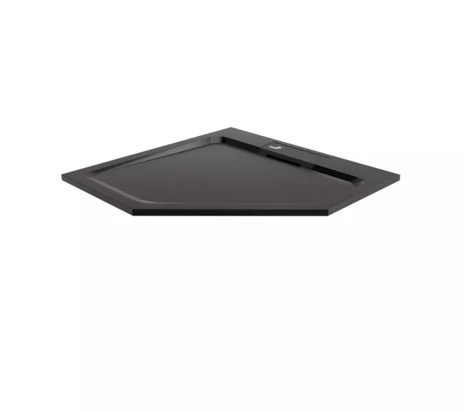 Душевой поддон трапеция RGW STA-61B Черный, Выбрать цвет: Чёрный, Выбрать размер: 900x900, изображение 5