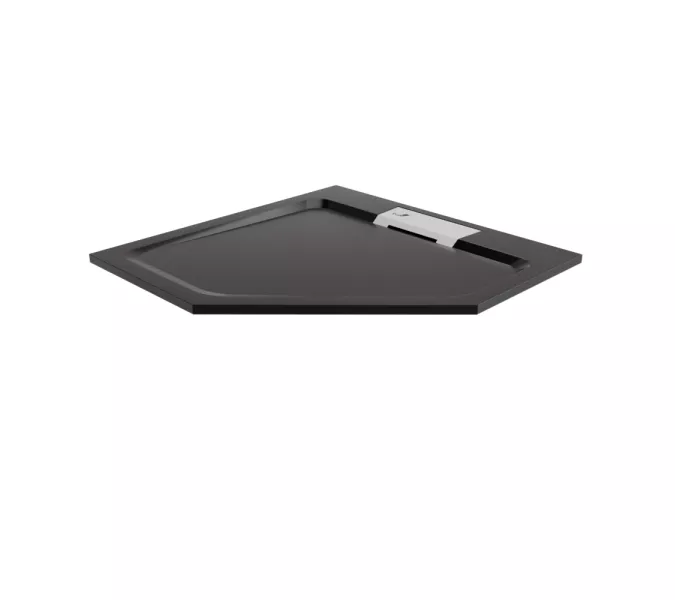 Душевой поддон трапеция RGW STA-61B Черный, Выбрать цвет: Чёрный, Выбрать размер: 900x900, изображение 7