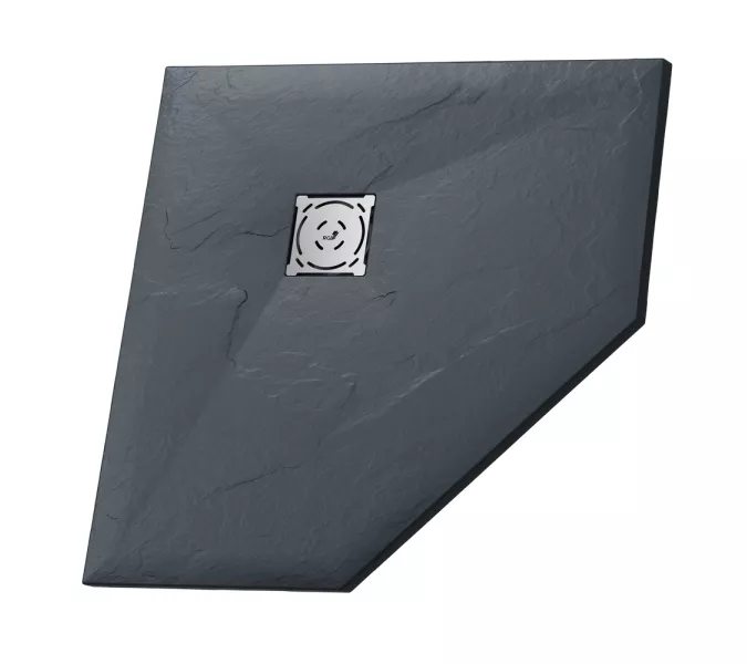 Душевой поддон трапеция RGW ST/T-G Графит, Выбрать цвет: Графит, Выбрать размер: 900x900, изображение 13