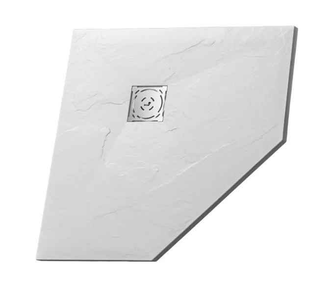 Душевой поддон трапеция RGW ST/T-W Белый, Выбрать цвет: Белый, Выбрать размер: 900x900, изображение 13