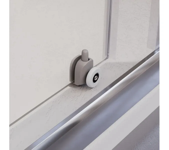 Душевой уголок Dolphin TN-31, Цвет стекла: прозрачное, Цвет профиля (вариация): Хром, Выбрать размер: 800x800, изображение 7