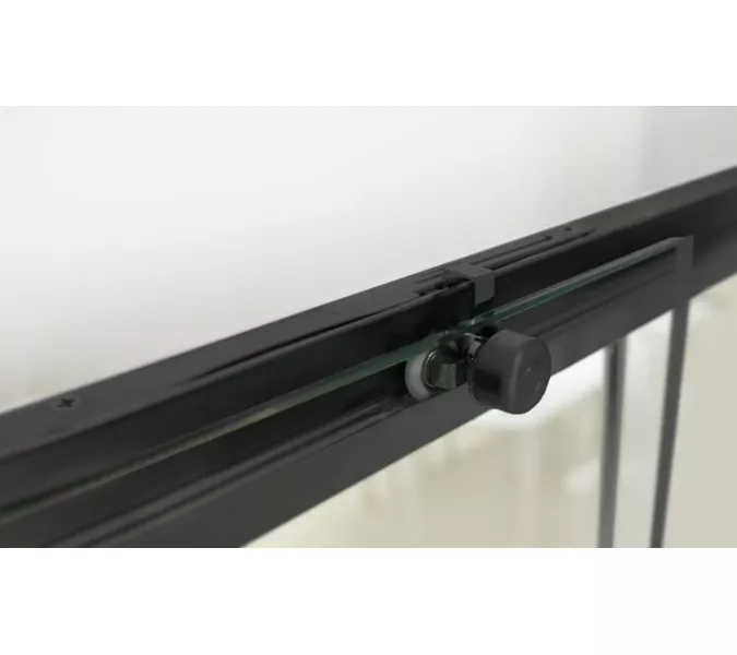 Душевой уголок RGW LE-41B (LE-12B + Z-050-2B), Цвет стекла: прозрачное, Цвет профиля (вариация): Черный, Выбрать размер: 2000x800, изображение 4