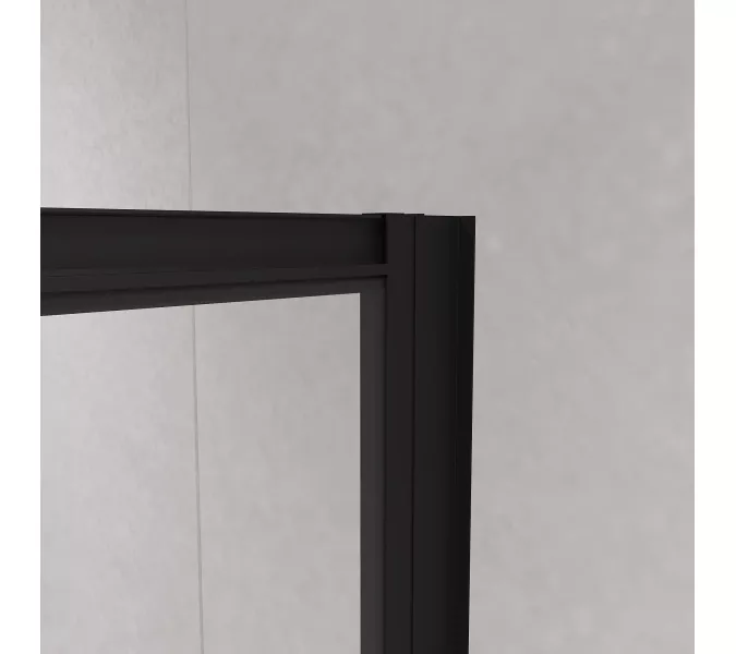 Душевой уголок RGW PA-146B, Цвет стекла: прозрачное, Цвет профиля (вариация): Черный, Выбрать размер: 80x100, изображение 4