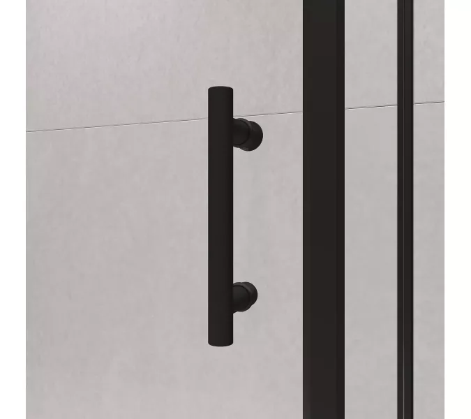 Душевой уголок RGW PA-146B, Цвет стекла: прозрачное, Цвет профиля (вариация): Черный, Выбрать размер: 80x100, изображение 5