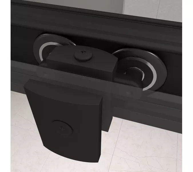 Душевой уголок RGW PA-146B, Цвет стекла: прозрачное, Цвет профиля (вариация): Черный, Выбрать размер: 80x100, изображение 6