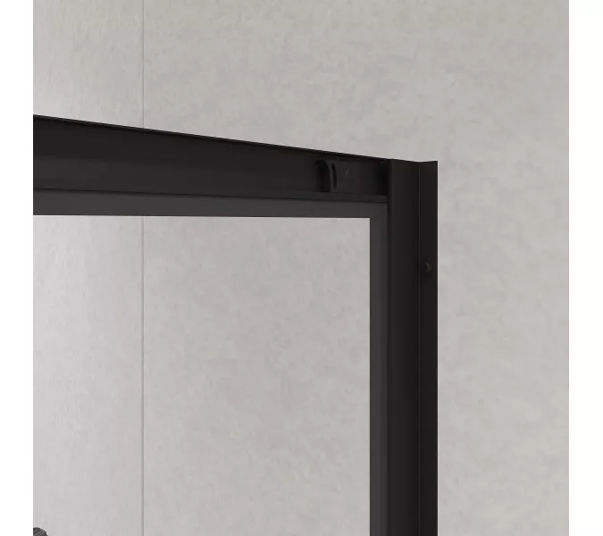 Душевой уголок RGW PA-51B, Цвет стекла: прозрачное, Цвет профиля (вариация): Черный, Выбрать размер: 100x100, изображение 6