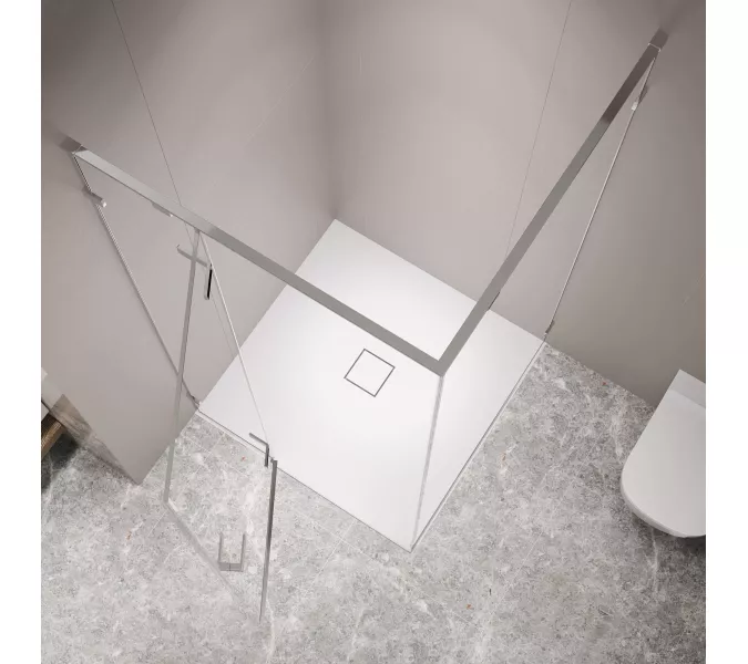 Душевой уголок RGW SV-030, Цвет стекла: прозрачное, Цвет профиля: Хром, Выбрать размер: 1000x1000, изображение 3