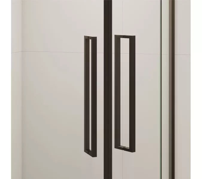 Душевой уголок RGW SV-53B прозрачное/черный, Цвет стекла: прозрачное, Цвет профиля: Черный, Выбрать размер: 800x800, изображение 10