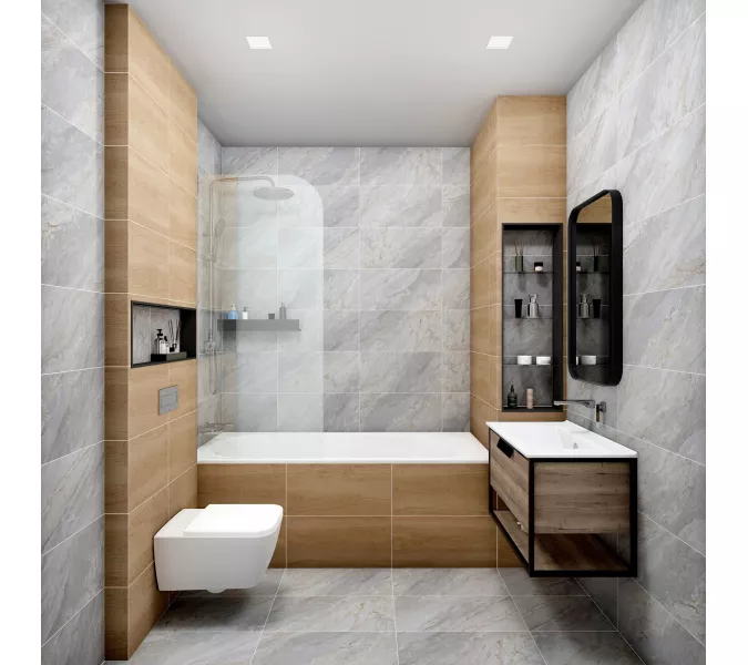 Керамогранит Florida_GT Синий  30x60, Выбрать цвет: Синий, изображение 9