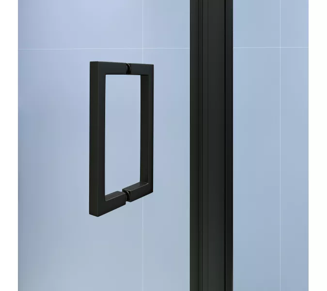 Душевой уголок RGW SV-145B, Цвет стекла: прозрачное, Цвет профиля: Черный, Выбрать размер: 1000x700, изображение 5