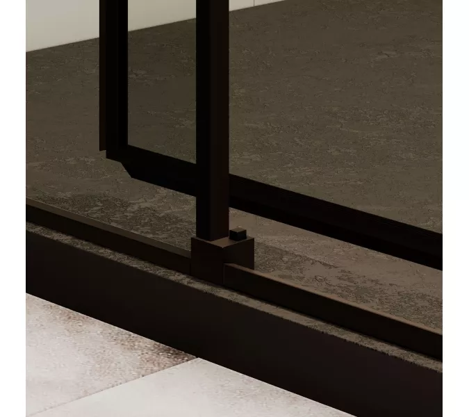 Душевой уголок RGW SV-31B, Цвет стекла: прозрачное, Цвет профиля (вариация): Черный, Выбрать размер: 900x900, изображение 6