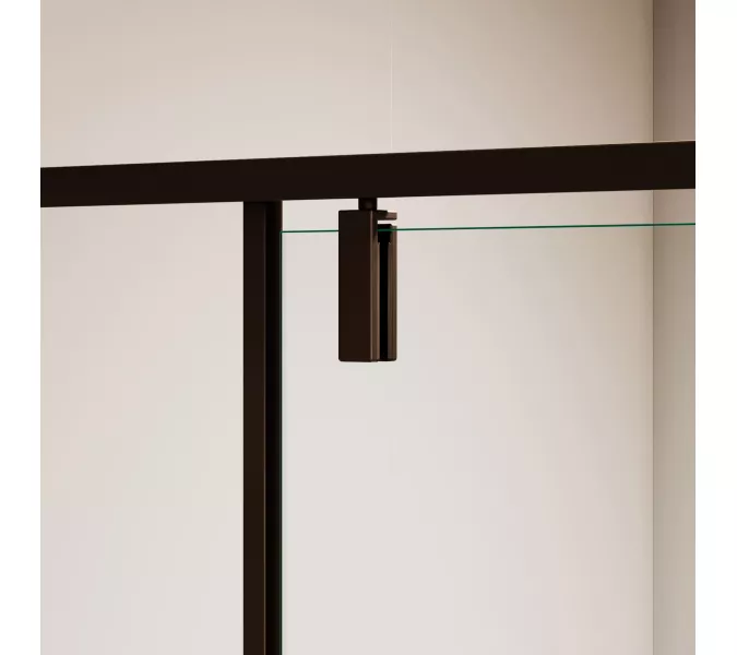 Душевой уголок RGW SV-33B прозрачное/черный, Цвет стекла: прозрачное, Цвет профиля: Черный, Выбрать размер: 80х80, изображение 6