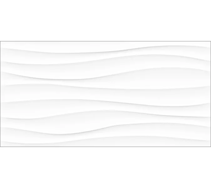 Керамогранит Princess_GT Белый 40x80 волна, Выбрать цвет: Белый волна, Выбрать размер: 40х80