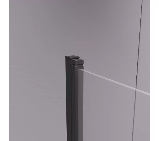 Шторка на ванну RGW SC-109B, Цвет стекла: прозрачное, Цвет профиля: Черный, Выбрать размер: 60, изображение 9