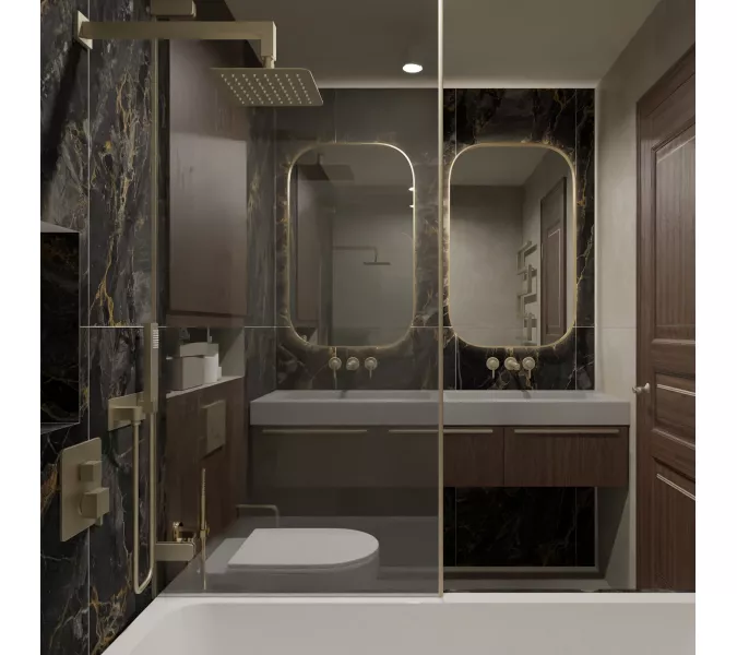 Керамогранит Cassini_GT Серый 60x120, Выбрать цвет: Серый, изображение 6