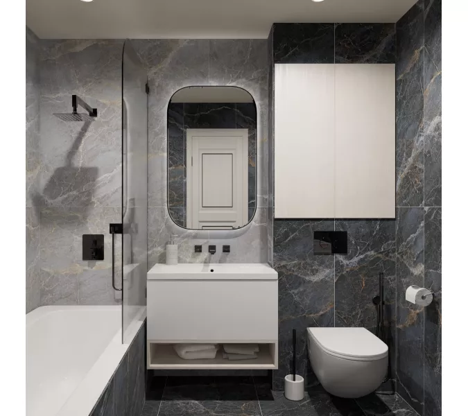 Керамогранит Spanito_GT Бежевый  60x120, Выбрать цвет: Бежевый, изображение 9