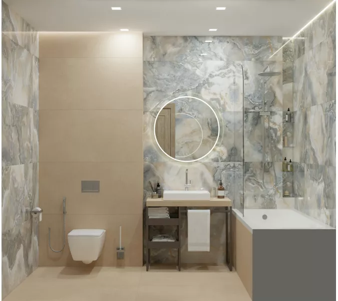 Керамогранит Indigo_GT Синий 60x120 /кв.м, изображение 10