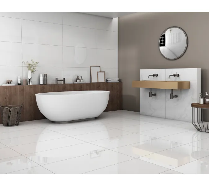 Керамогранит Princess_GT Белый 40x80 волна, Выбрать цвет: Белый волна, Выбрать размер: 40х80, изображение 2