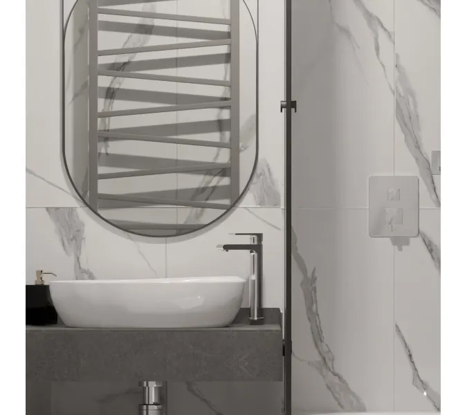 Керамогранит Oscar_GT Темно-серый 60x120, изображение 9