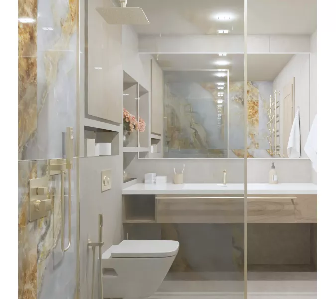 Керамогранит Cometa_GT Голубой 60x120, изображение 11