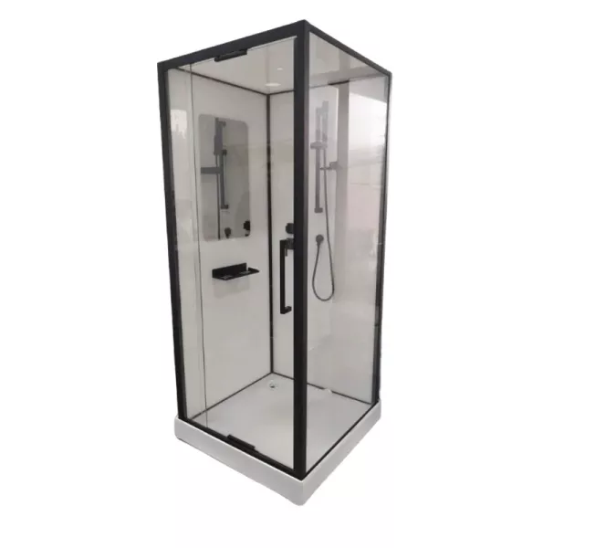 Душевая кабина Esbano EST-RASPA, Цвет профиля: Черный, Выбрать размер: 90х90, изображение 3