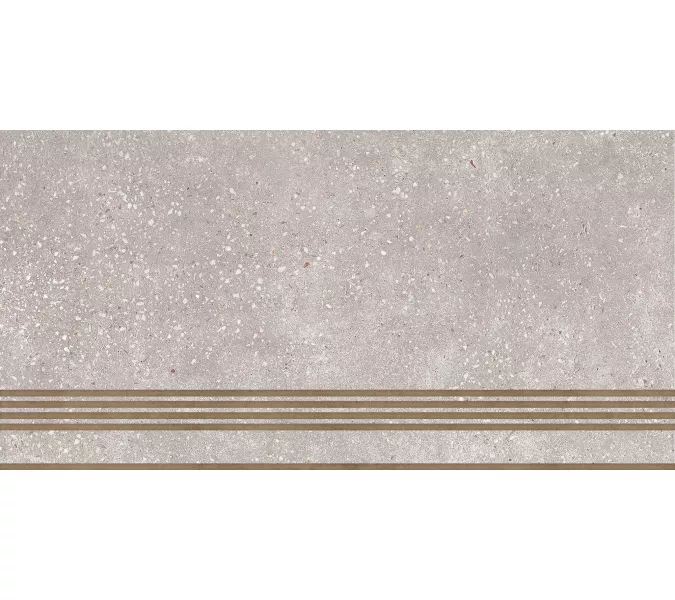 Ступень керам. Coral Rock_GT Серый 30x60, Выбрать цвет: Серый/ступень, изображение 4
