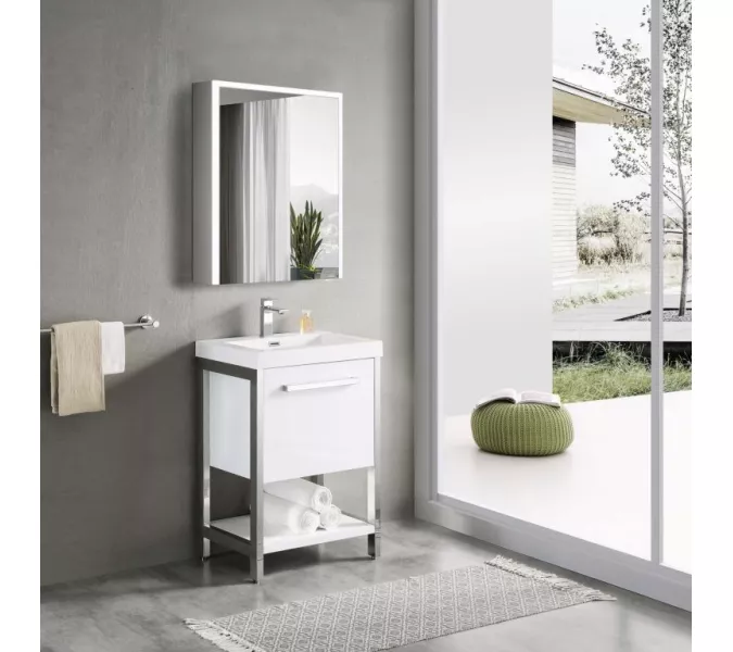 Зеркальный шкаф ESBANO с подсветкой ES-5005, изображение 2