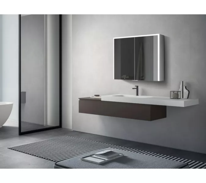 Зеркальный шкаф ESBANO с подсветкой ES-5008NS, изображение 2