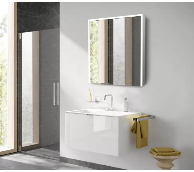 Зеркальный шкаф ESBANO ES-5006NS  60х70х14, изображение 4