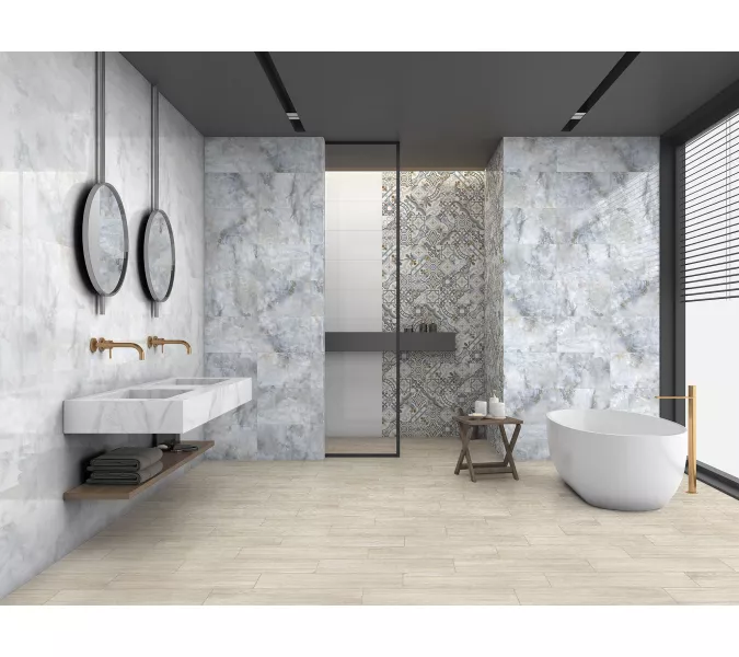 Настенная плитка Emotion  27x40 пэчворк, Выбрать цвет: Серый пэчворк, изображение 6