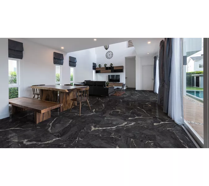 Керамогранит Camlin_GT Черный  60x60, Выбрать цвет: Черный, Выбрать размер: 60х60, изображение 6