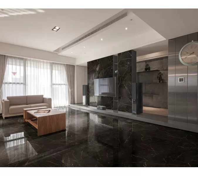 Керамогранит Olimpia_GT Черный  60x120 суперполировка, изображение 6