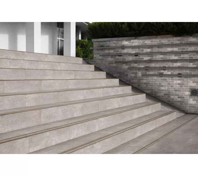 Ступень керам. Coral Rock_GT Серый 30x60, Выбрать цвет: Серый/ступень, изображение 6