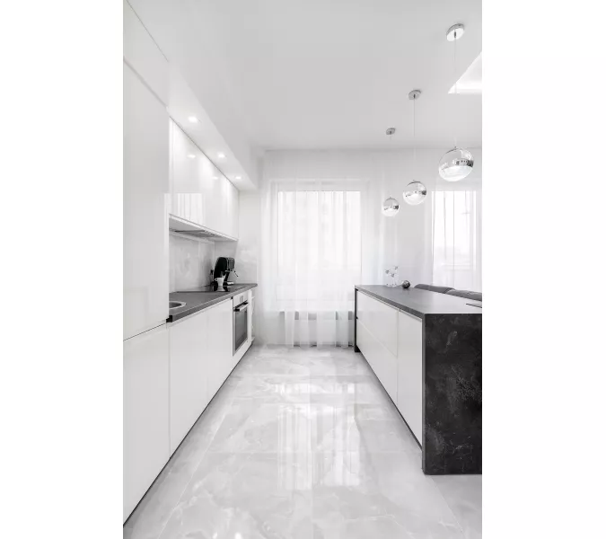 Керамогранит Favorito_GT Белый  полир., Выбрать цвет: Белый, Выбрать размер: 60х60, изображение 7