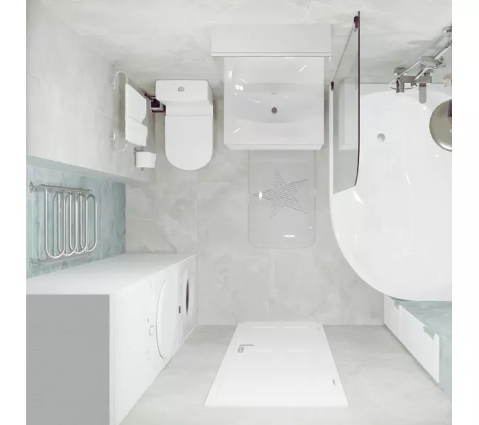 Керамогранит Escada_GT Светло-серый 60x120, Выбрать цвет: Светло-серый, изображение 12