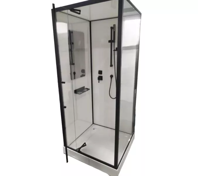 Душевая кабина Esbano EST-RASPA, Цвет профиля: Черный, Выбрать размер: 90х90, изображение 6