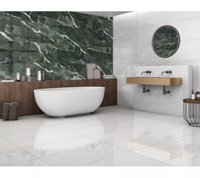 Керамогранит Camlin_GT Зеленый 60x120 суперполировка, Выбрать цвет: Зеленый, Выбрать размер: 60х120, изображение 8