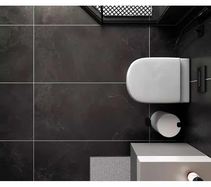 Керамогранит Freya_GT Черный 60x120, изображение 8