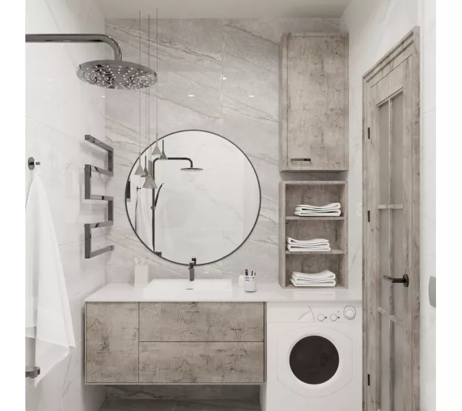 Керамогранит Donna_GT Серый, Выбрать цвет: Серый, Выбрать размер: 60х120, изображение 6